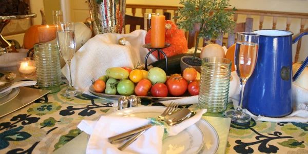 Fall Bounty; Thanksgiving Tablescape