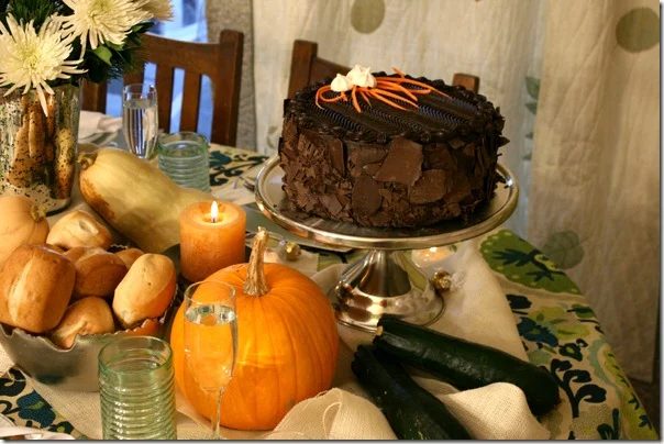 Fall Bounty tablescape Thanksgiving Table setting (11)