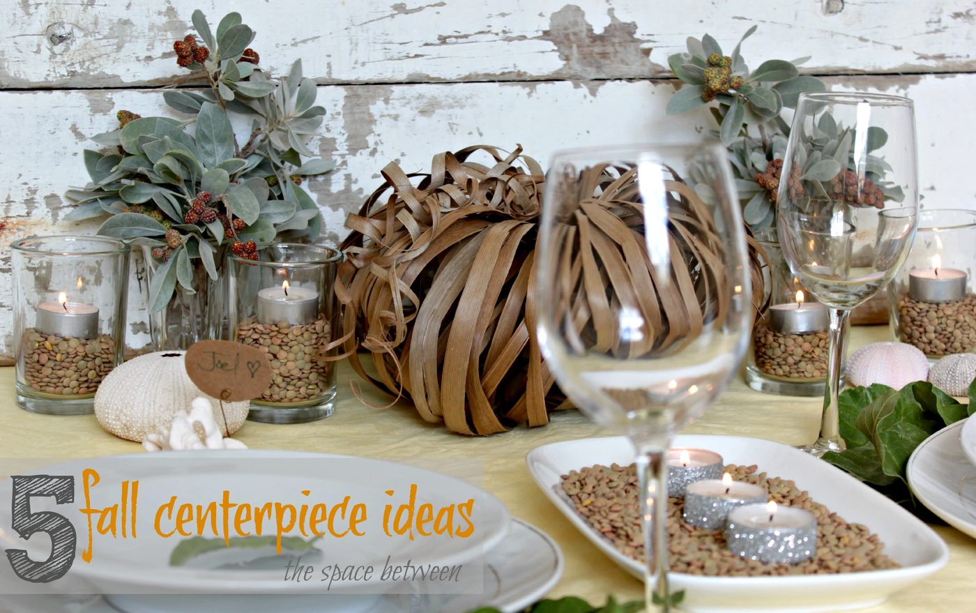 5 fall centerpiece options