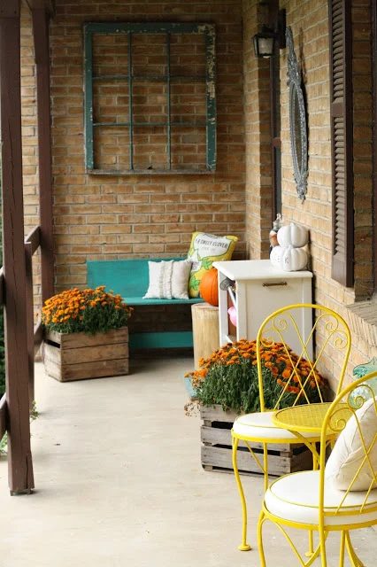 fall porch decorating options
