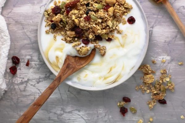 How To Make Granola At Home Fall Harvest Chunky Granola Recipe #Bekob