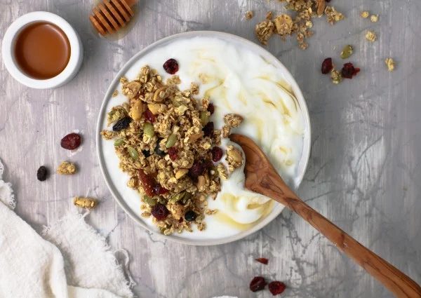 Best Granola Recipe Ever Fall Harvest Chunky Granola #Bekob