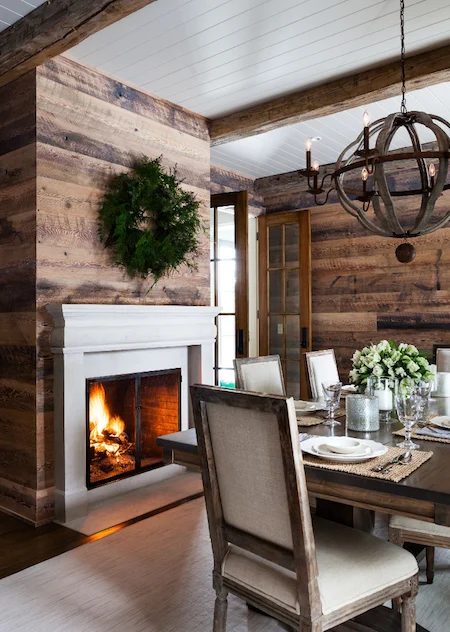 cozy dining in autumn