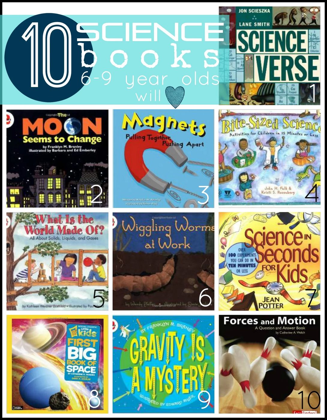 10 Science Books 6-9 Year Olds Will Love - Tipsaholic