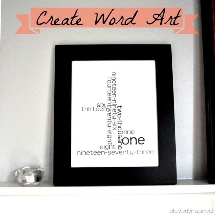 Family Date Word Art Tutorial1