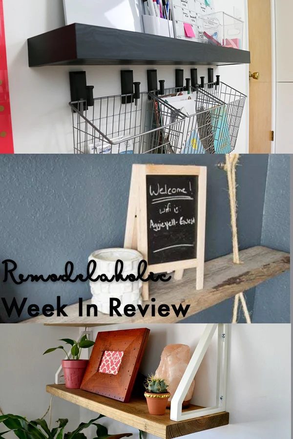 Handmade Geometric Display Shelves + An straightforward Handmade Floating Rope Shelf