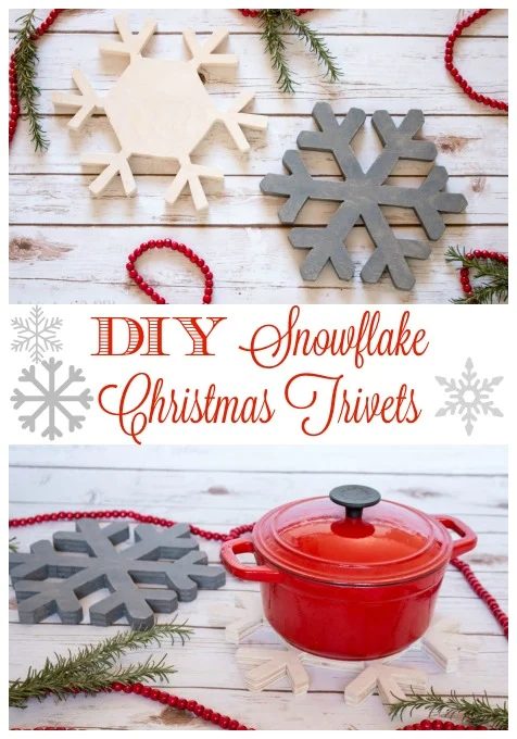 Diy Snowflake Christmas Trivets