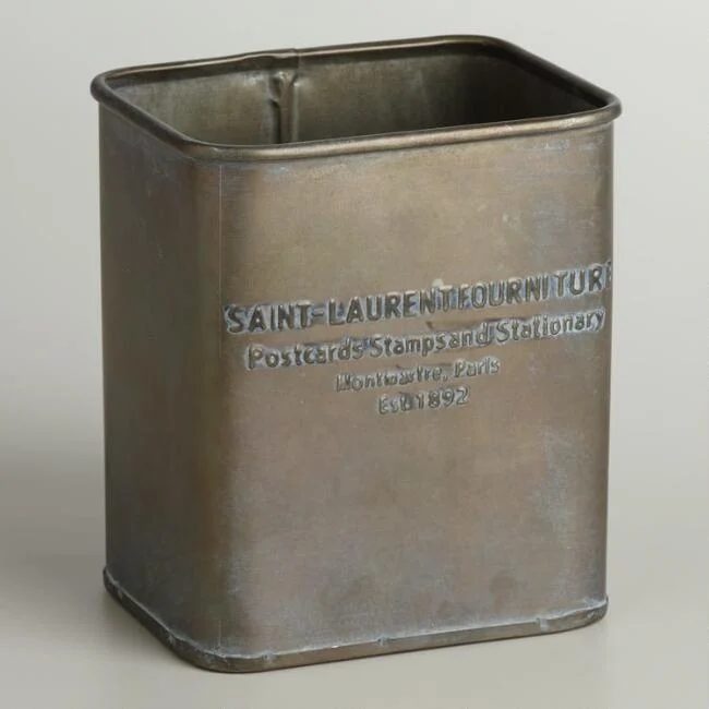 Farmhouse Homework Station 12 Metal Pencil Cup