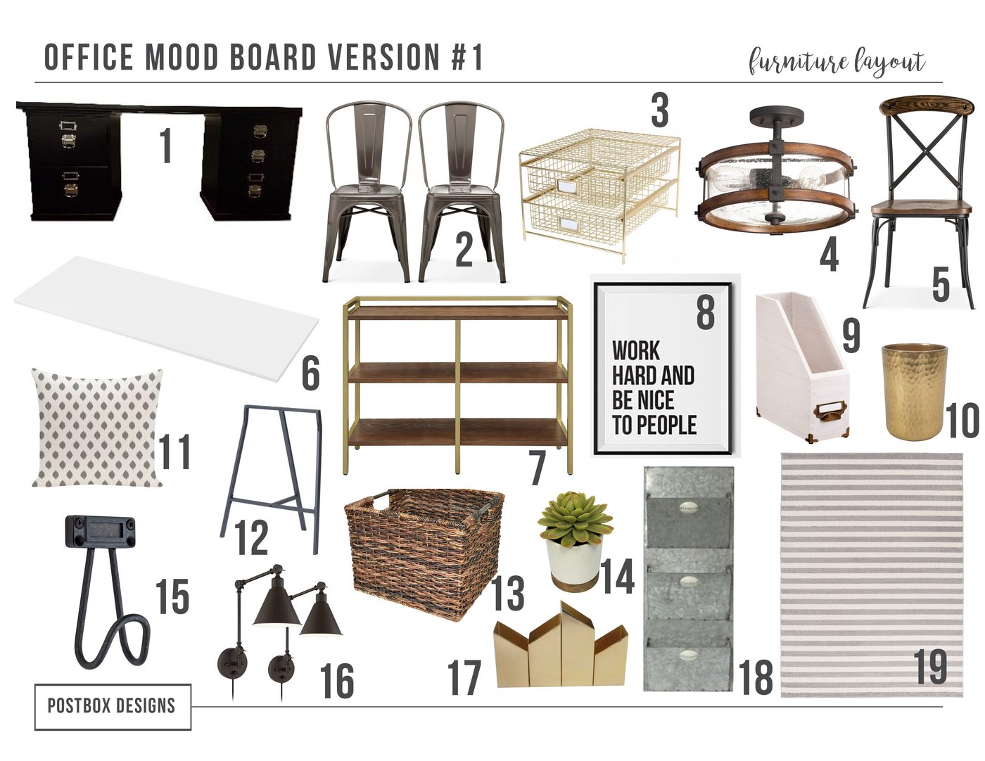 Create a Homework Station and Command Center by Postbox Designs