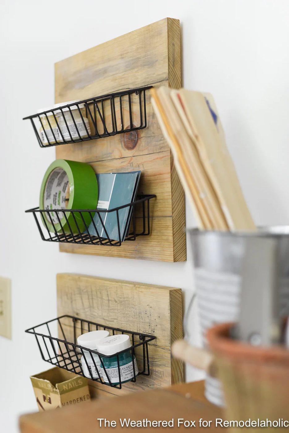 Handmade Farmhouse Wall Baskets The Weathered Fox 1