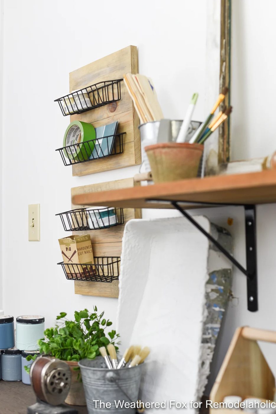 Handmade Farmhouse Wall Baskets The Weathered Fox 3