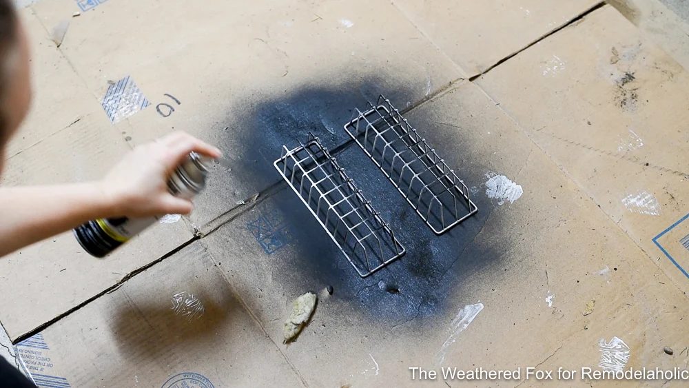 Spray Paint Dollar Store Baskets For A Farmhouse Look. How To Create Farmhouse Style Wall Baskets With Dollar Store Items. Get This walkthrough From The Weathered Fox On Bekob!