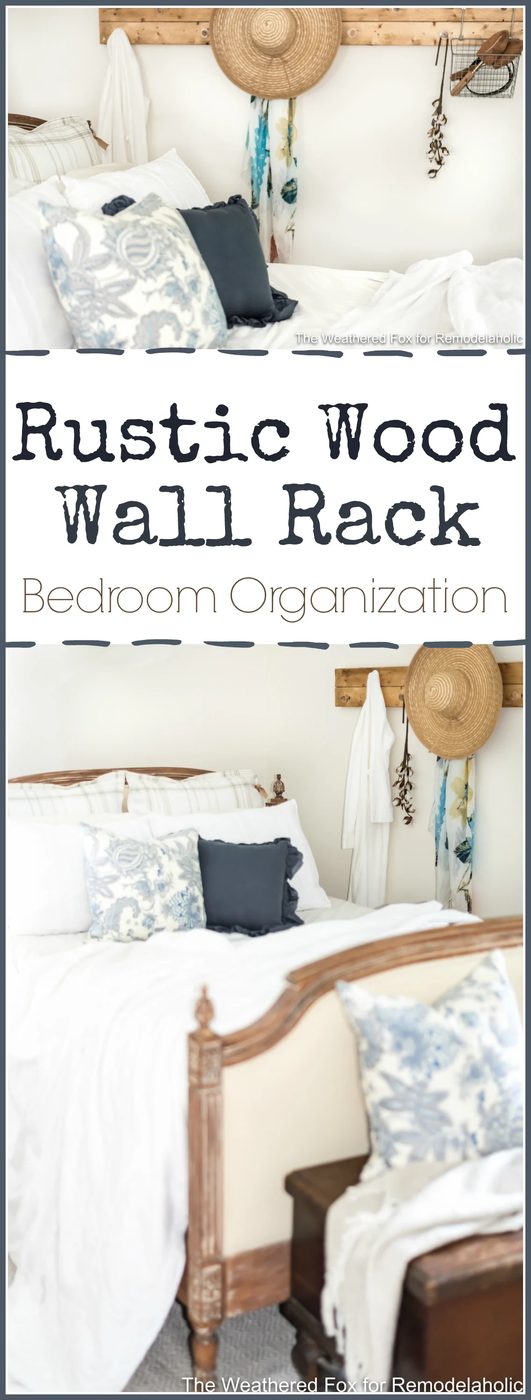Made from a couple of pallet slats, this direct Handmade farmhouse wall rack will help keep clothes, scarves, hats, jackets and more organized and off the floor. In just ten minute