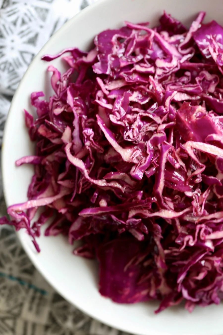 Red Cabbage Coleslaw