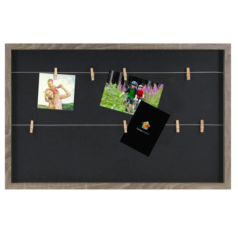 DesignOvation Wire Clothespin Picture Frame