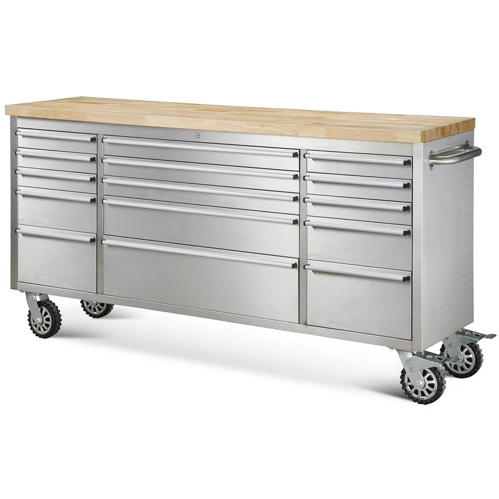 Hewetson 15 Drawer Rolling Metal Tool Chest