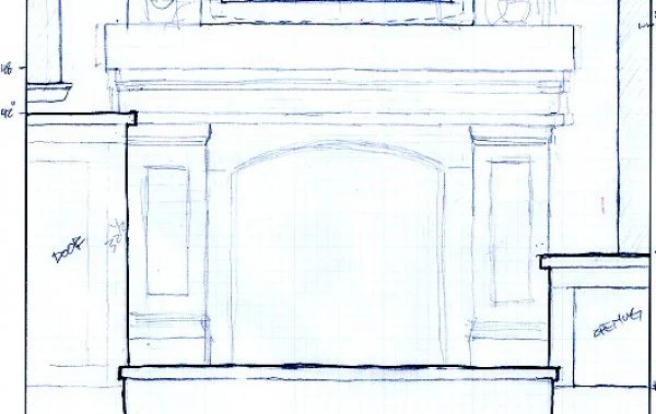 Faux Mantel Plan