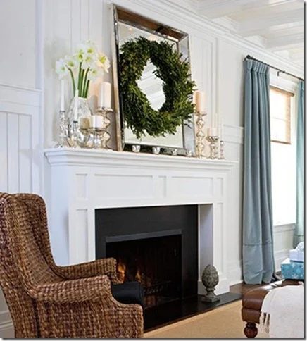 fireplace mantle style bhg