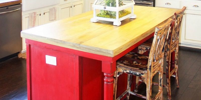 Create Faux Reclaimed Wood Countertops