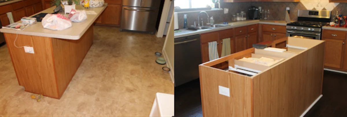 Remove Old Countertops To Replace The Ragged Wren On Bekob 600x202
