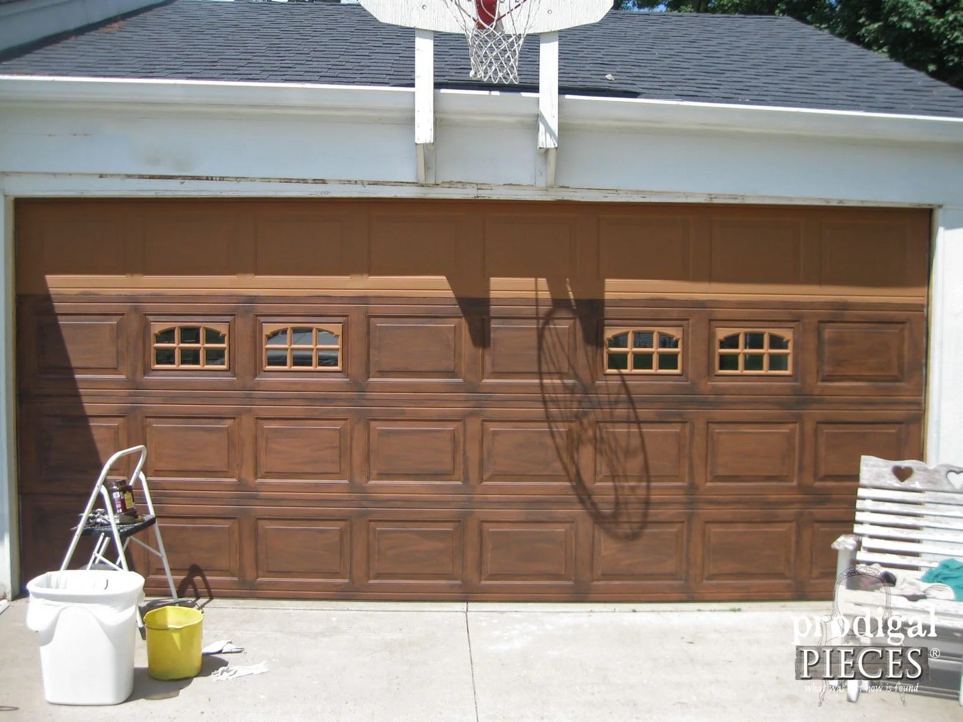 painted-wood-garage-door