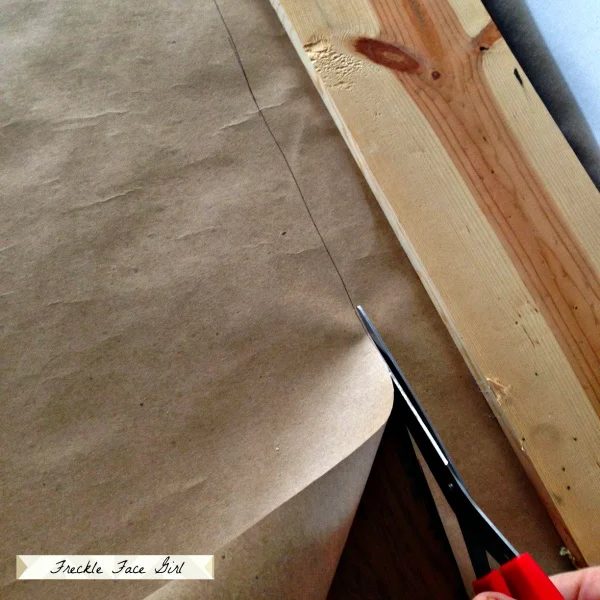 Handmade Faux Wood Planks For A Faux Wood Flooring From Brown Paper, Bekob