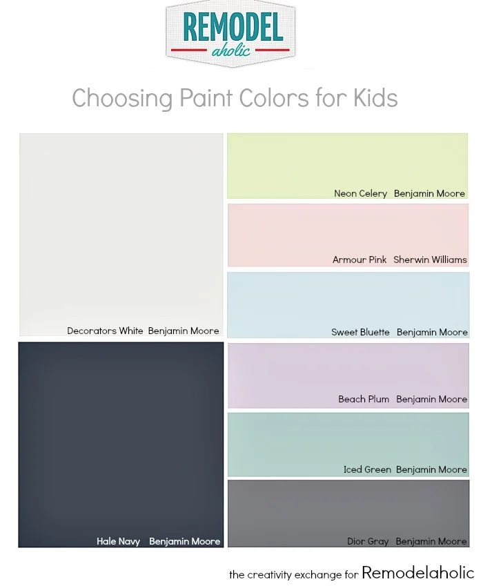 Tips for choosing paint colors for kid spaces. Bekob.