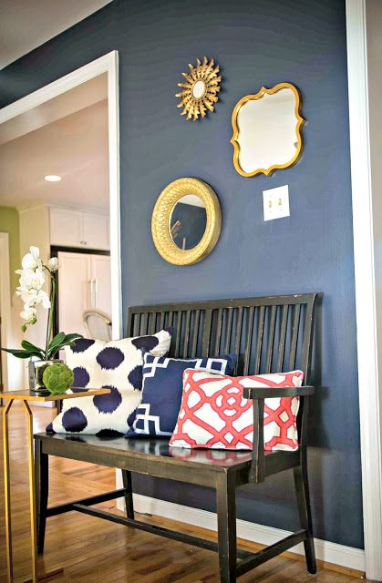Hale Navy Benjamin Moore. Stephanie Kraus Designs.
