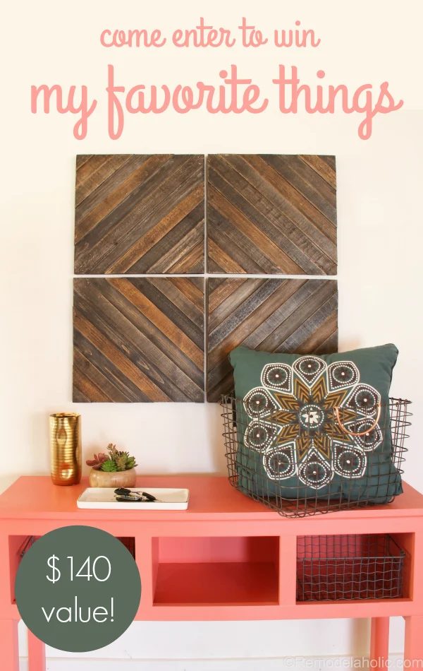 Mini Room Refresh go-to Things Giveaway @Bekob