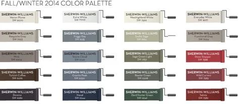Pottery Barn 2014 fall paint color collection. Bekob
