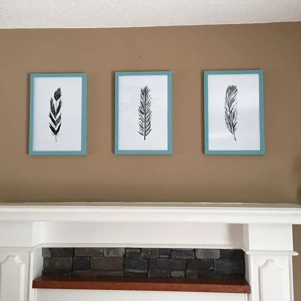 Feather Printables For Mantle By Ange, @Bekob
