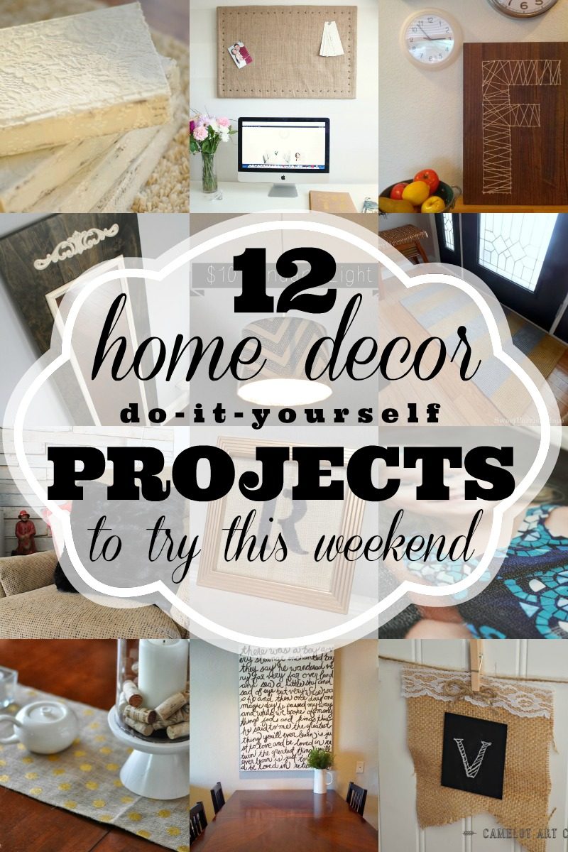 12 Home Decor DIYs to try this weekend via Bekob
