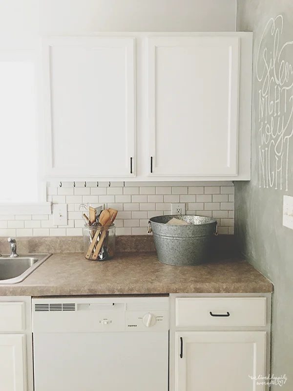6 Rustic White Kitchen, By We Lived Happily Ever After Featured On @Bekob