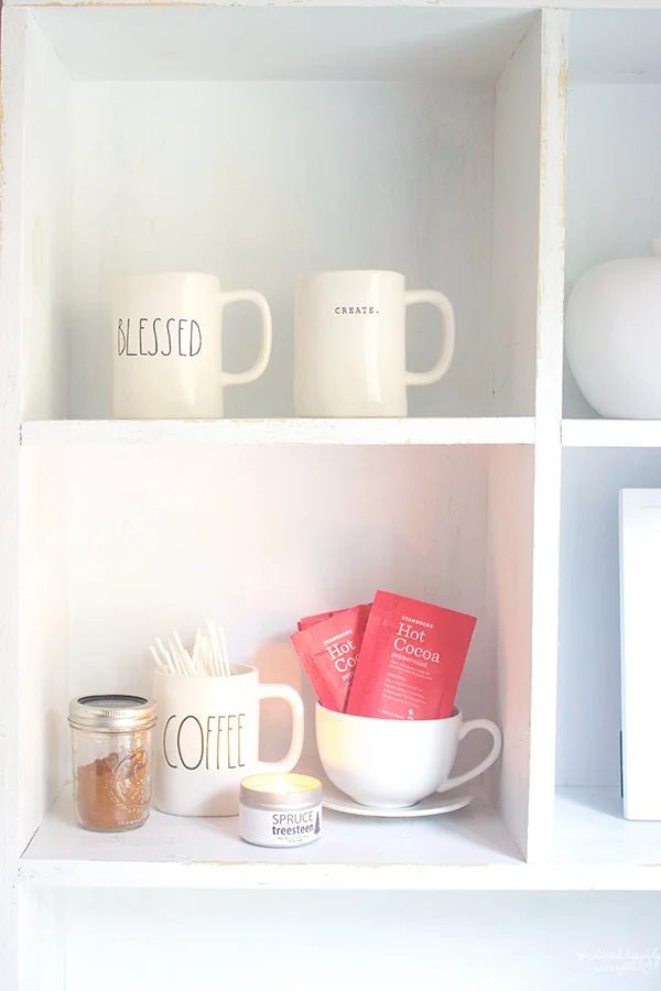 7 Hot Chocolate Bar For Display In White Kitchen, By We Lived Happily Ever After Featured On @Bekob