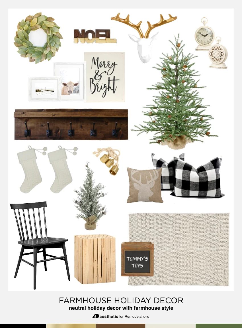 Farmhouse Holiday Decor @Bekob