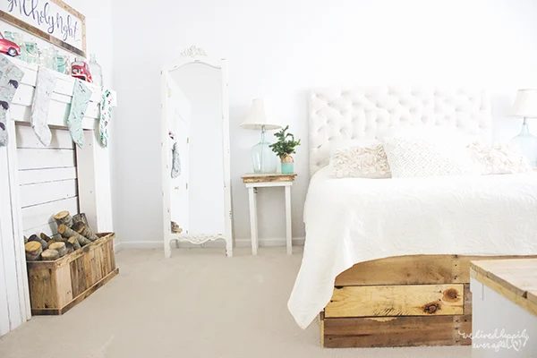 13 White, Rustic Master Bedroom, By We Lived Happily Ever After Featured On @Bekob