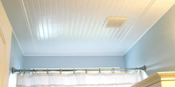 Fifth wall; Beadboard Ceiling Makeover: Guest