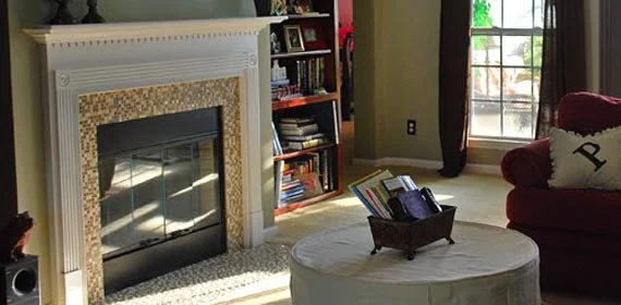 Fireplace Update! Mosaic Tiles