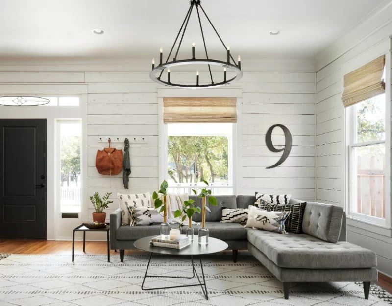 Get This Look: Fixer Upper Living Room from The Americana House