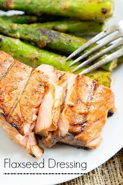 Flaxseed Dressing | FOODIEaholic.com #recipe #cooking #grilling #marinade #dressing #seafood #salmon #flaxseed #healthy