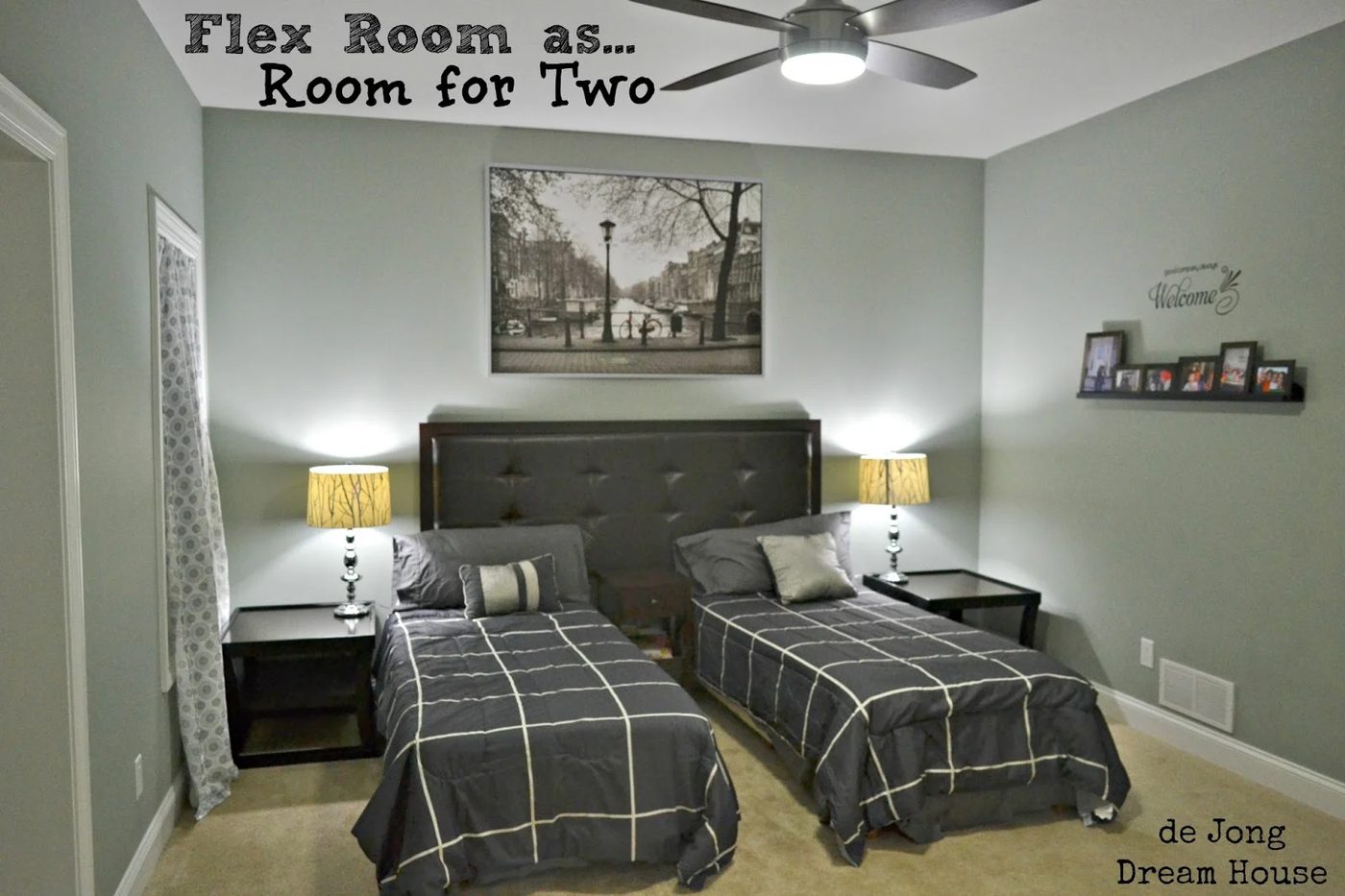 3-in-1 Flex Room: Guest Suite, Play Room, and Room for Two | featured at Bekob.com #flexroom #guestroom #playroom @Bekob