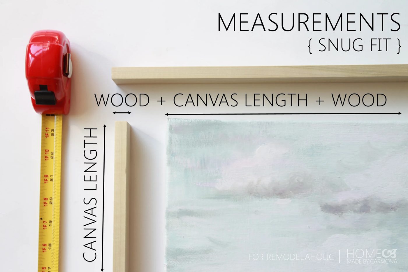 Floating Frame - measurements snug fit - for Bekob