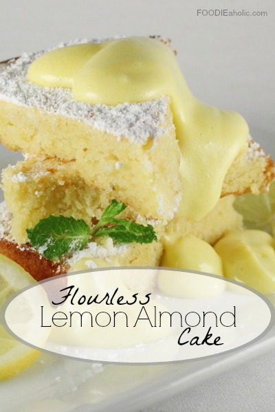 Flourless Lemon Almond Cake | FOODIEaholic.com #recipe #cooking #baking #dessert #cake #flourless #lemon #almond #Passover #holiday