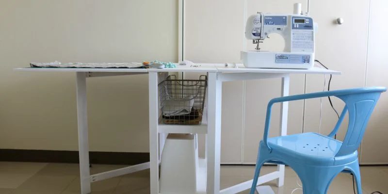 Handmade Folding Craft Table or Foldable Desk