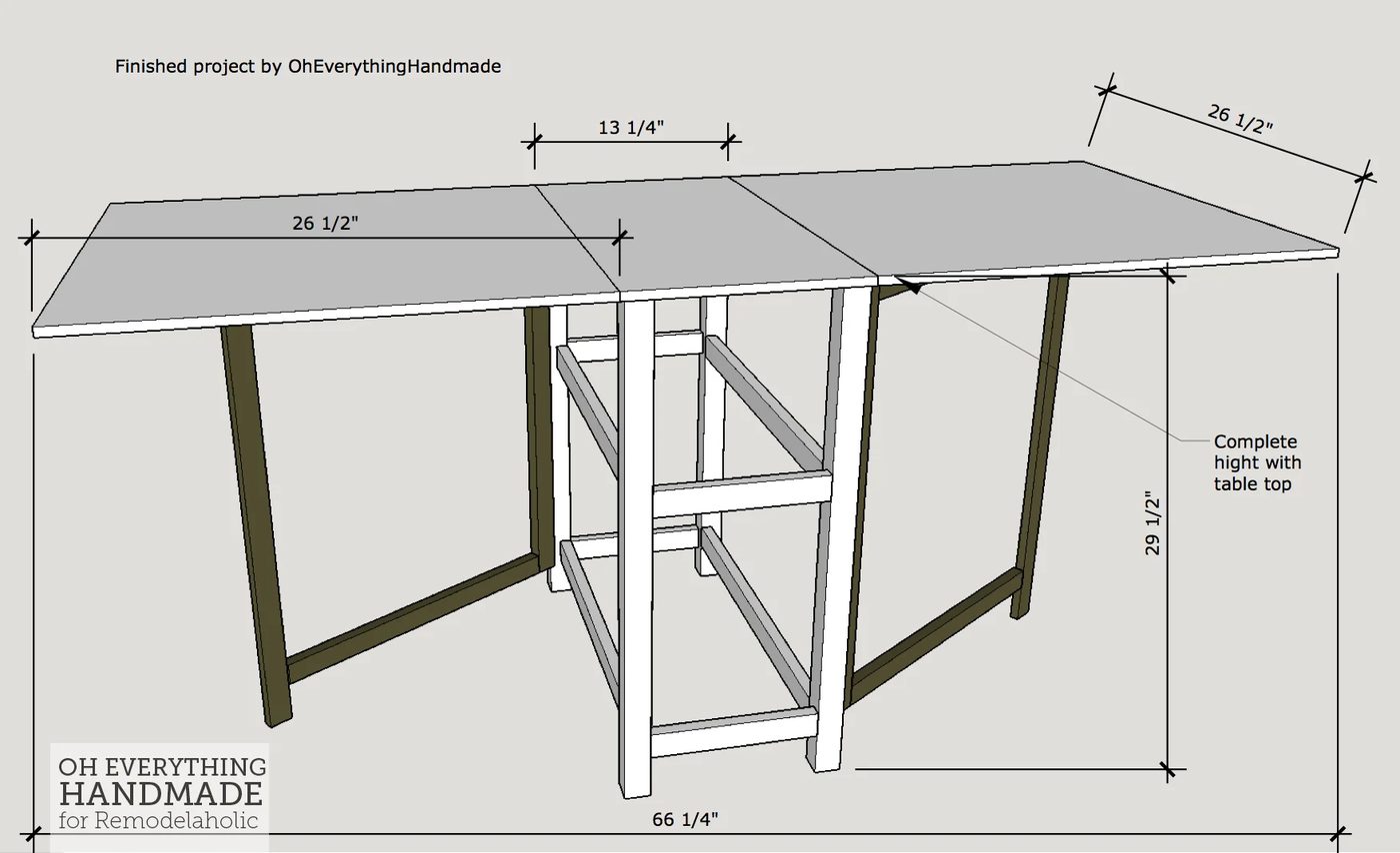 Folding Craft Table with Storage, Foldable Desk