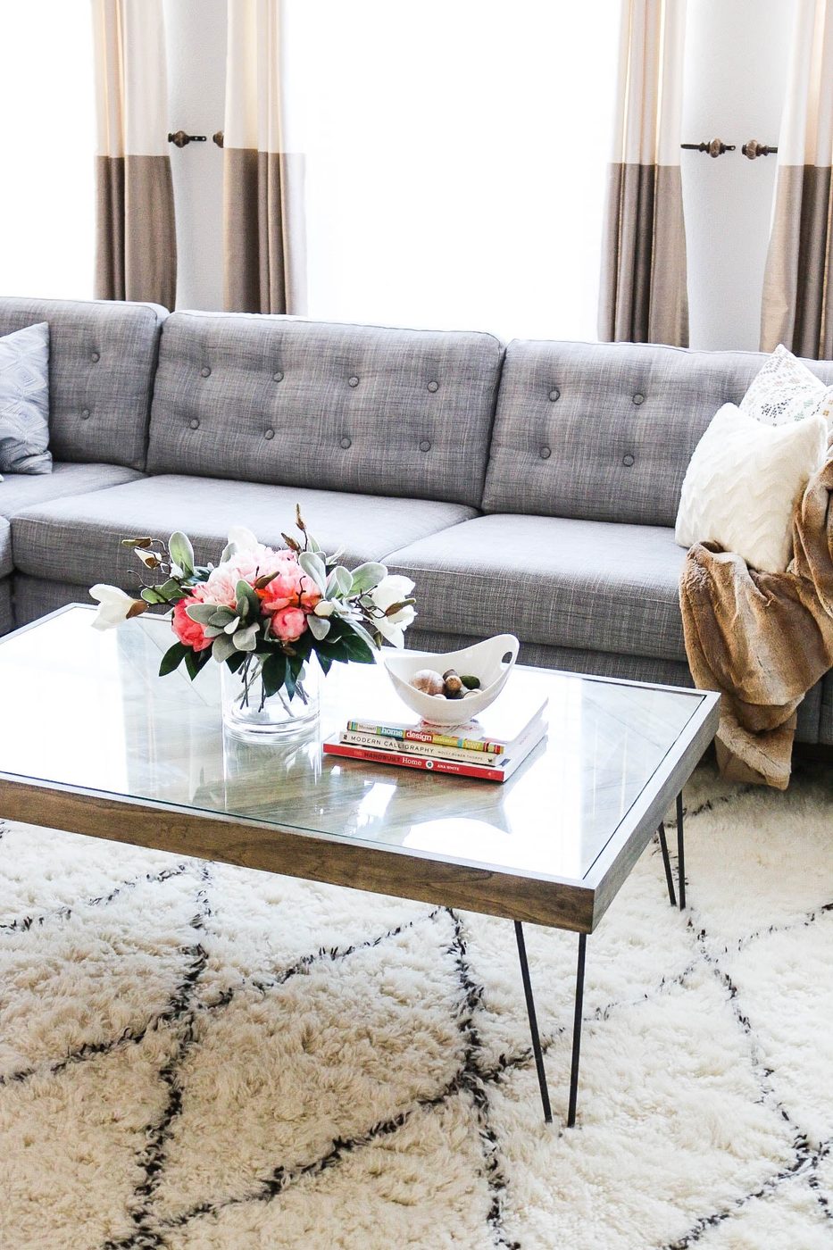 Handmade // HOW TO TUFT/BUTTON YOUR IKEA KARLSTAD CUSHIONS