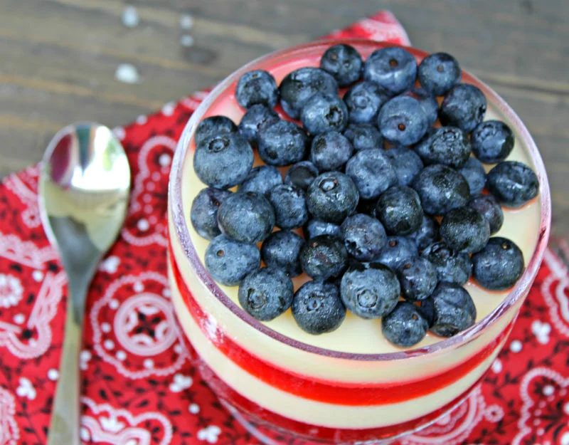 Fourth of July Patriotic Parfaits