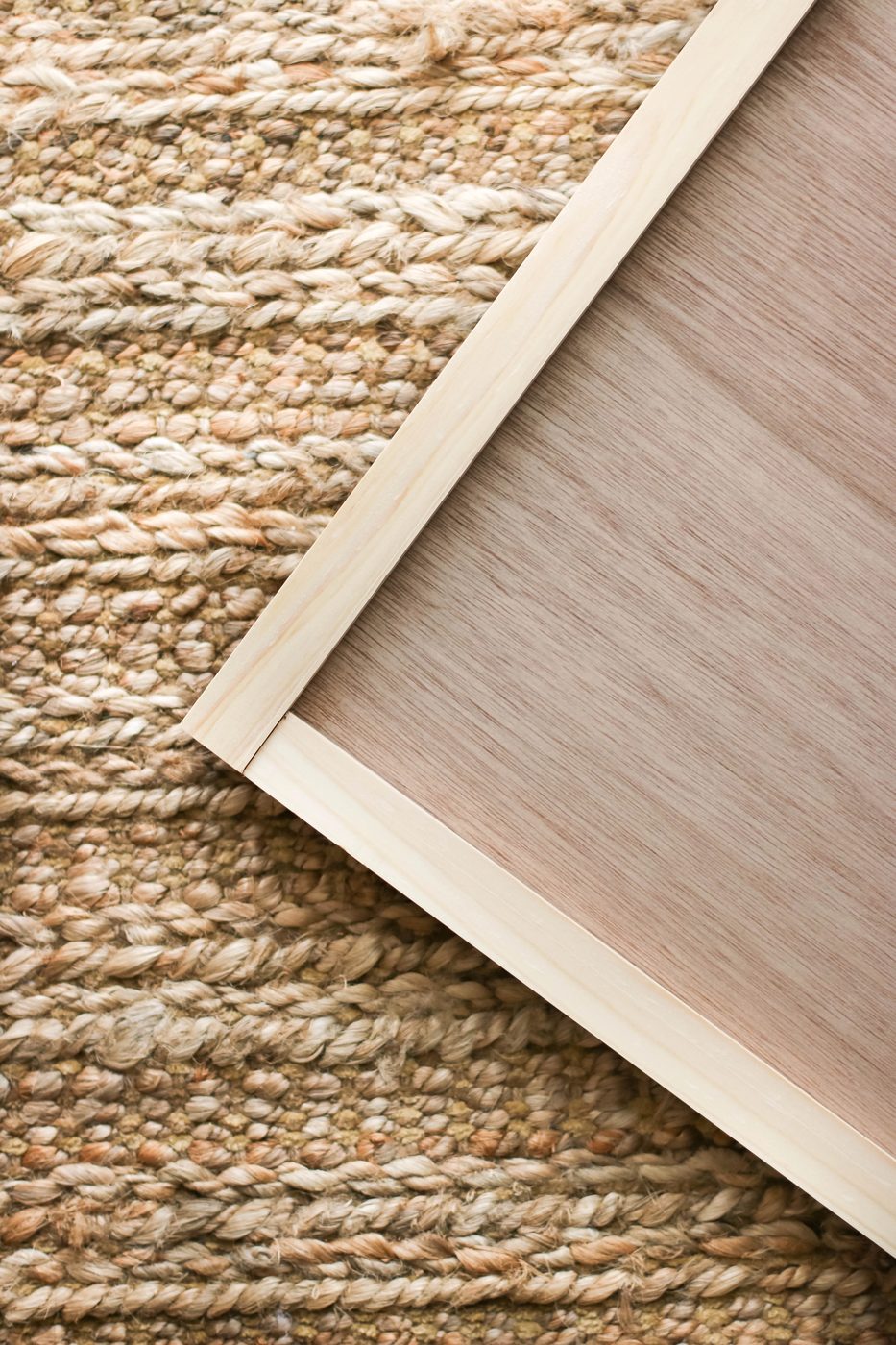 How to make a framed Chalkboard - attach board to the backside of your plywood