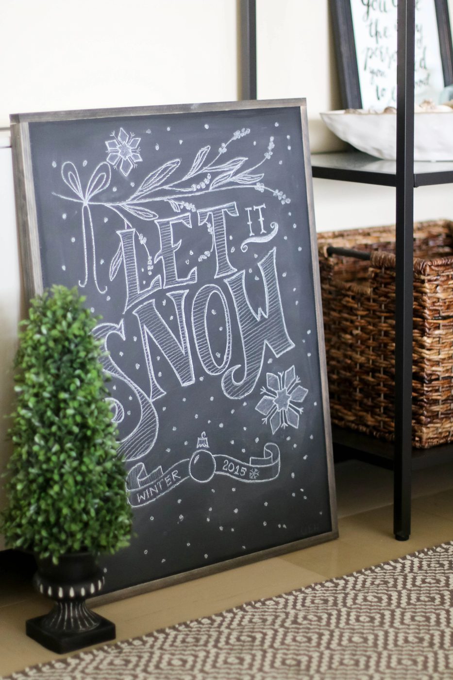 How to make a framed Chalkboard (6 of 6)