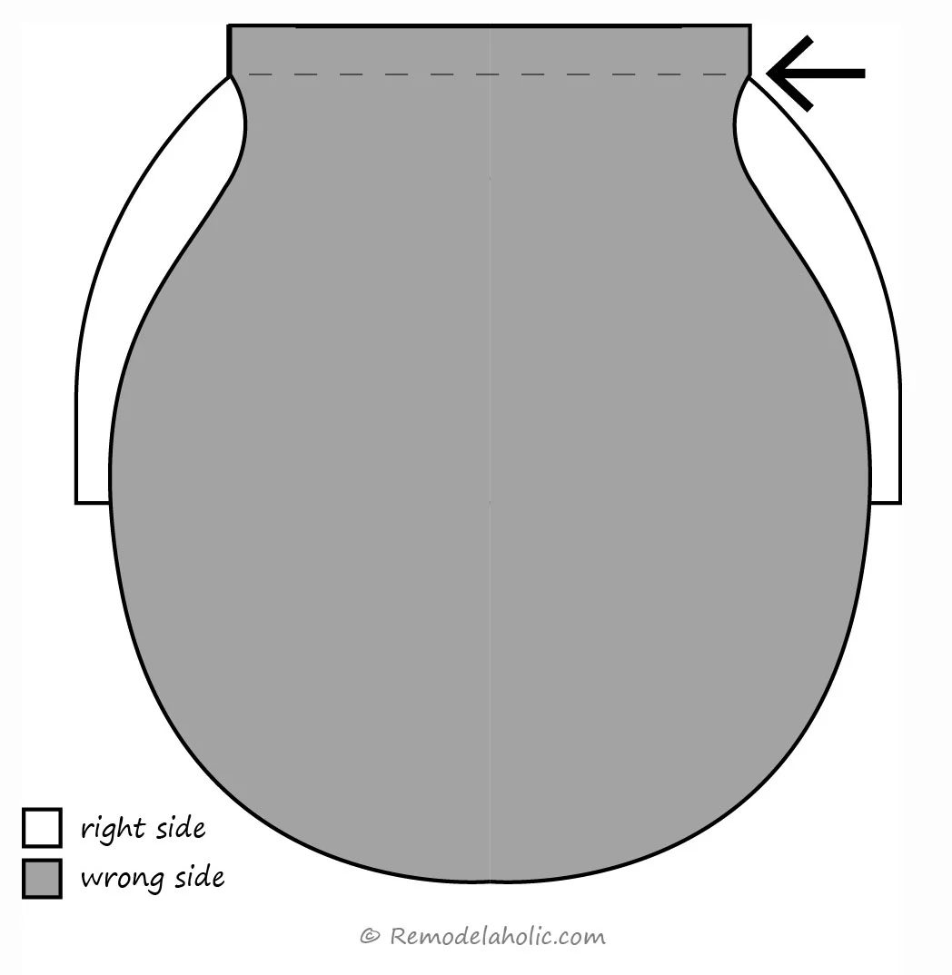 1. doll pattern face-back of head